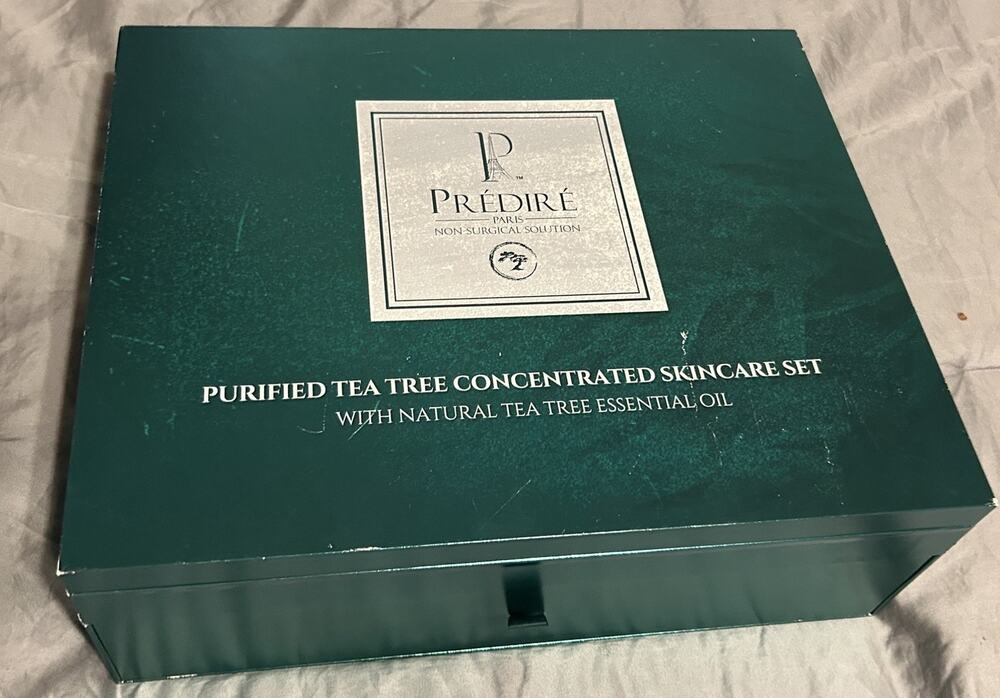 PRÉDIRÉ PARIS Tea Tree Concentrated Skincare Facial Treatment Gift Set New